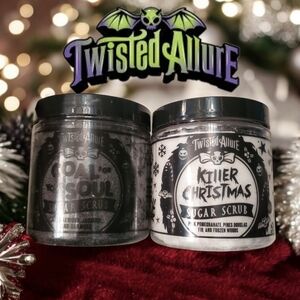 Twisted Allure Coal For your Soul & Killer Christmas Sugar Scrub Set